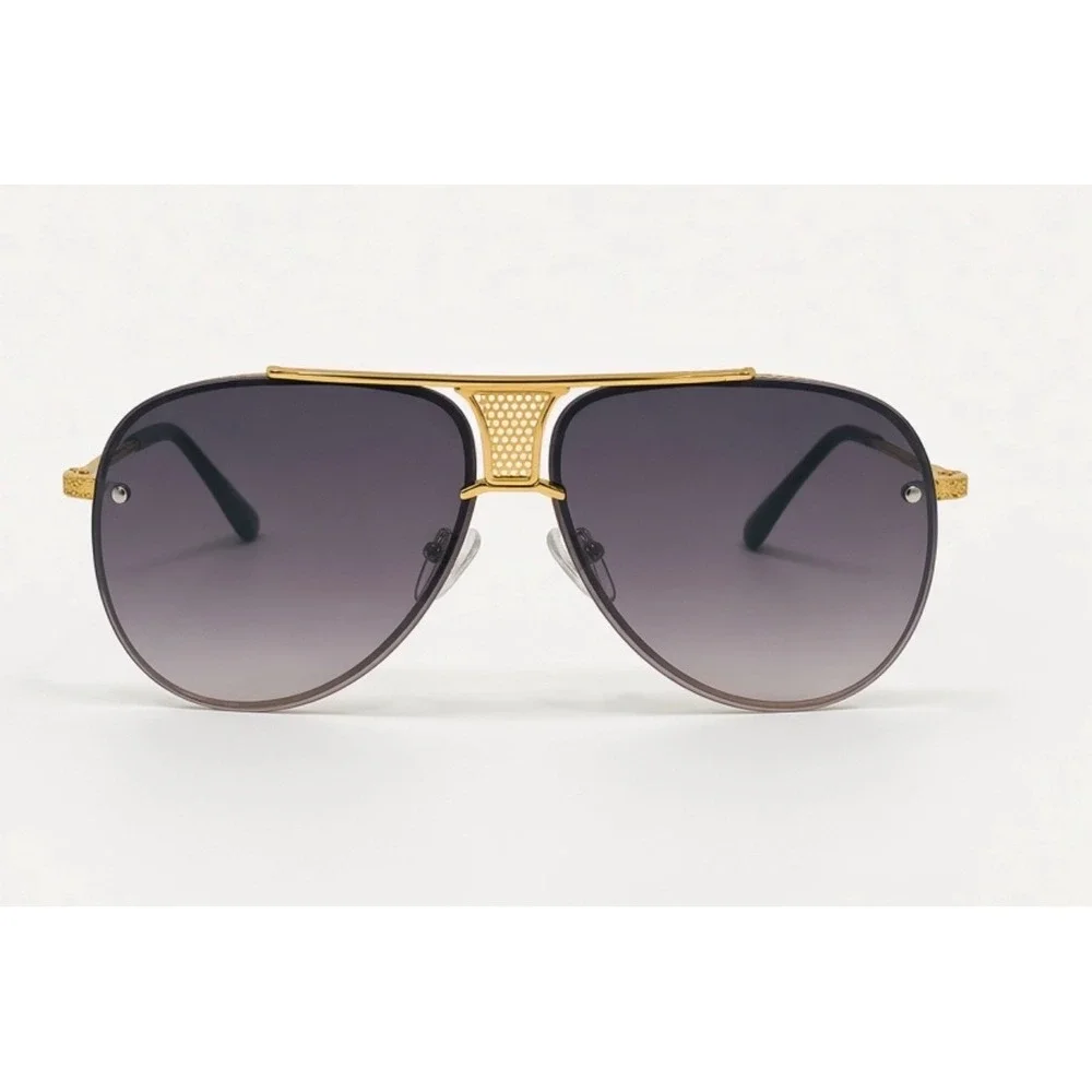 Luxury Hip Hop Retro Designer Style Sunglasses For Men Steampunk Summer Travel